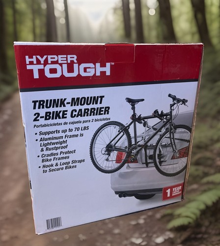 Trunk mounted aluminum bike - aluminum, 2-bike